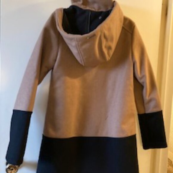 Brand New Mia Melon Kendra Waterproof Women's Wool Coat - XS Camel/Black - Picture 3 of 4